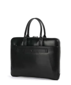 Treviso Samu Aktentasche 15″ fein genarbtes Rindsleder schwarz
