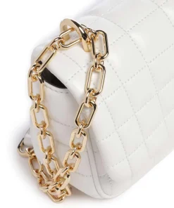 Tribeca Schultertasche Lammleder weiß