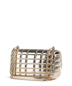 Tribeca Schultertasche Lammleder gold