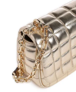 Tribeca Schultertasche Lammleder gold