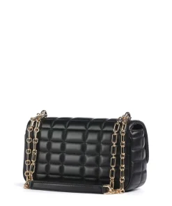 Tribeca Schultertasche Lammleder schwarz