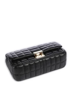 Tribeca Schultertasche Lammleder schwarz