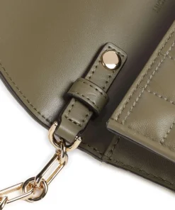 Tribeca Umhängetasche Lammleder olivgrün