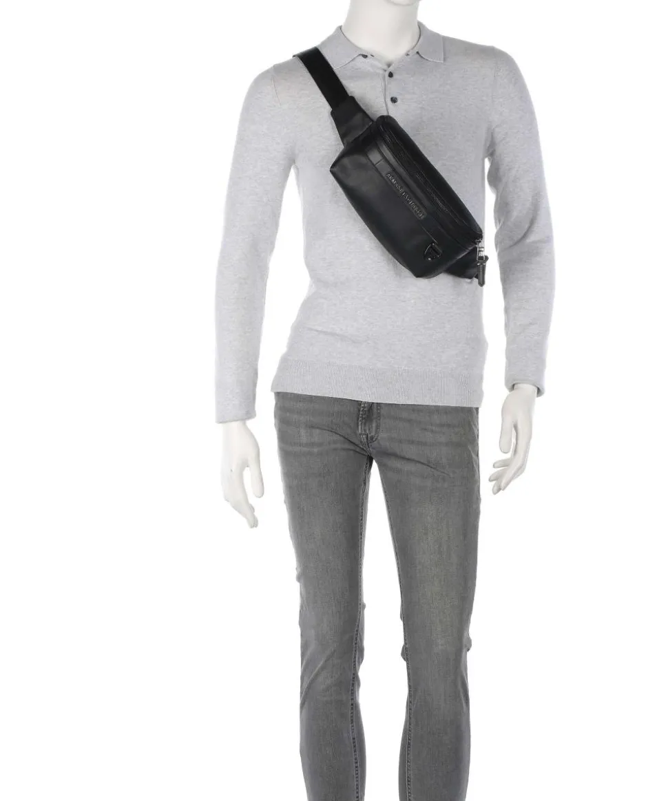 Tulum Gürteltasche Lederimitat schwarz