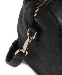 Twig Re Handtasche Lederimitat schwarz