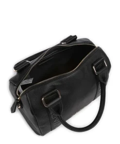 Twig Re Handtasche Lederimitat schwarz