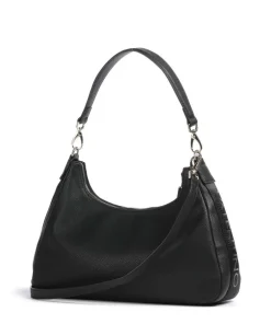 Twig Re Schultertasche Lederimitat schwarz