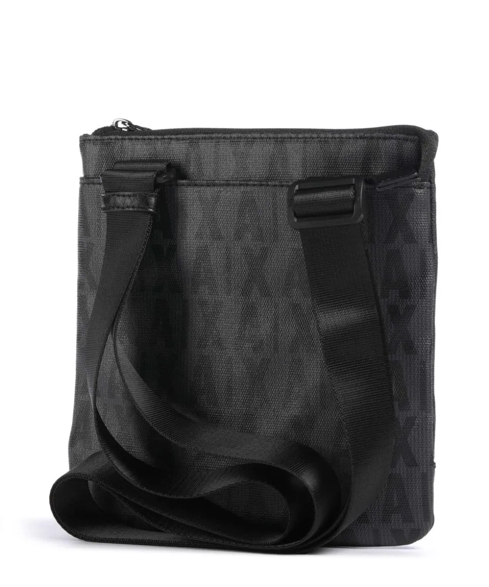 Umhängetasche Baumwolle, Polyurethane schwarz