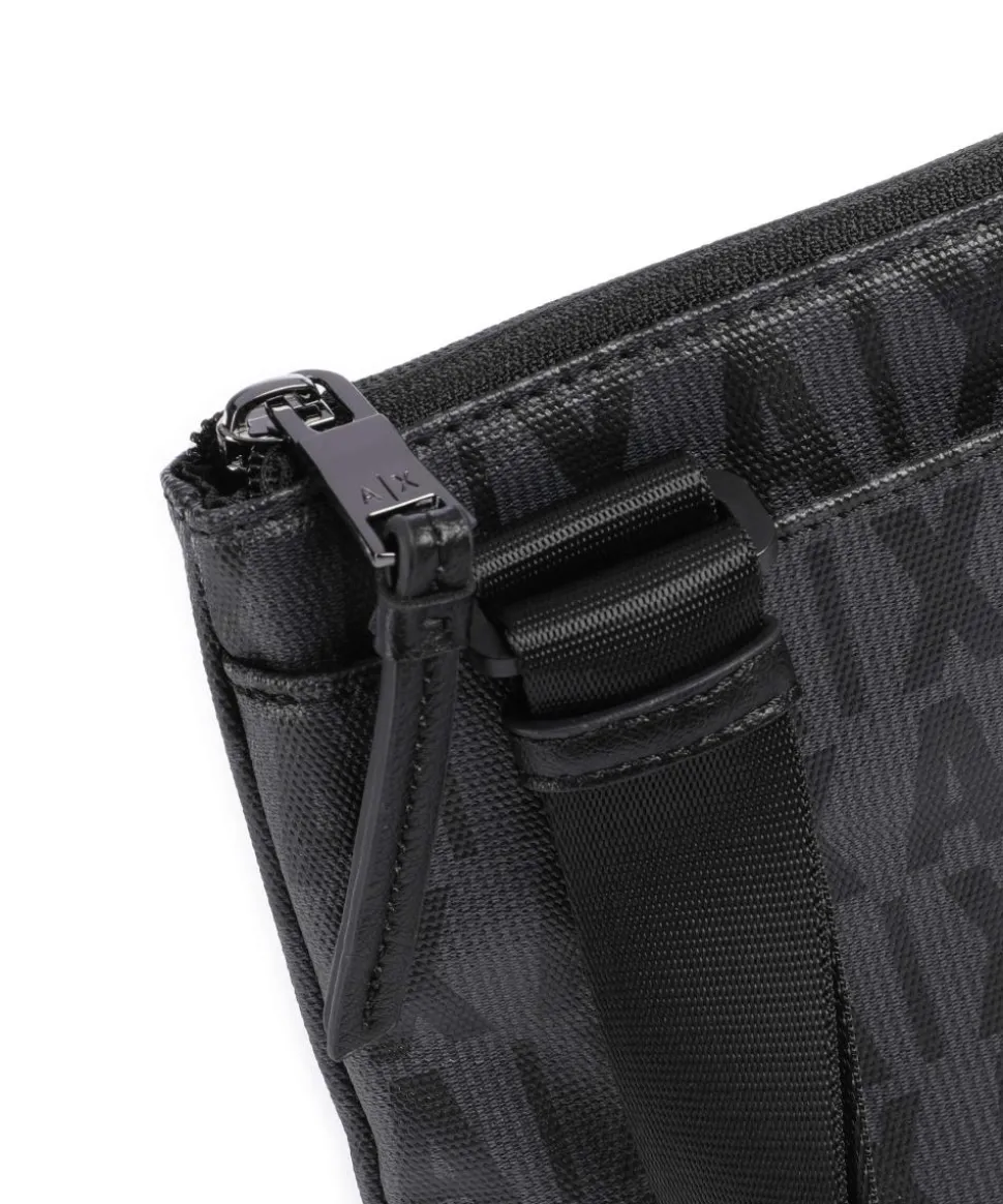 Umhängetasche Baumwolle, Polyurethane schwarz