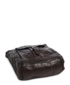 Umhängetasche fein genarbtes Rindsleder dunkelbraun