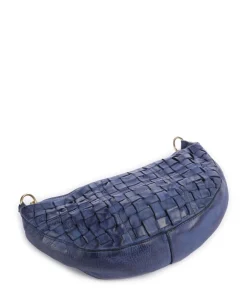 Umhängetasche fein genarbtes Rindsleder dunkelblau