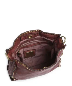 Umhängetasche fein genarbtes Rindsleder dunkelrot