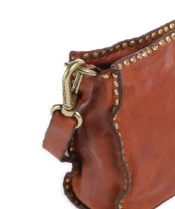 Umhängetasche fein genarbtes Rindsleder cognac