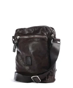 Umhängetasche fein genarbtes Rindsleder dunkelbraun