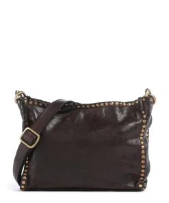 Umhängetasche fein genarbtes Rindsleder dunkelbraun