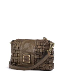 Umhängetasche fein genarbtes Rindsleder olivgrün