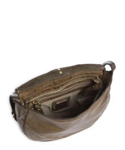 Umhängetasche fein genarbtes Rindsleder olivgrün