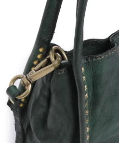 Umhängetasche fein genarbtes Rindsleder dunkelgrün