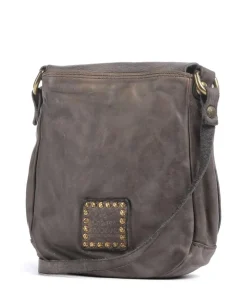 Umhängetasche fein genarbtes Rindsleder stein