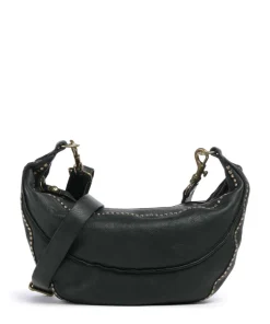 Umhängetasche genarbtes Rindsleder dunkelgrün