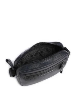 Umhängetasche Lederimitat navy