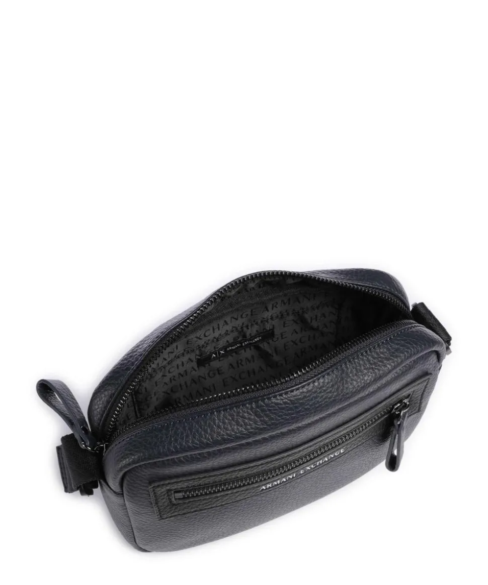 Umhängetasche Lederimitat navy