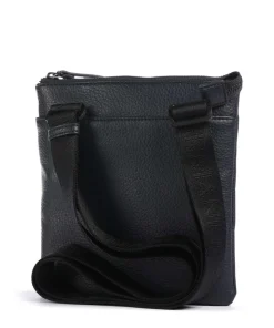 Umhängetasche Lederimitat navy