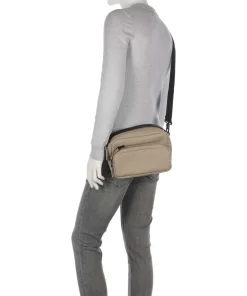 Umhängetasche Polyester, Polycarbonat beige