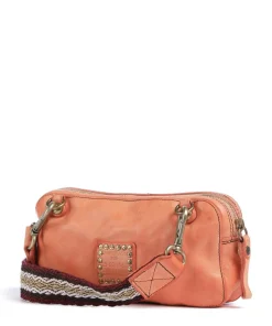 Umhängetasche Rindsleder apricot