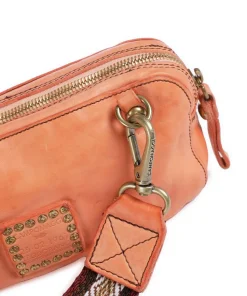 Umhängetasche Rindsleder apricot