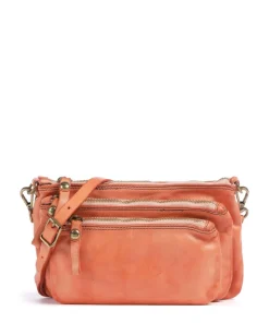 Umhängetasche Rindsleder apricot