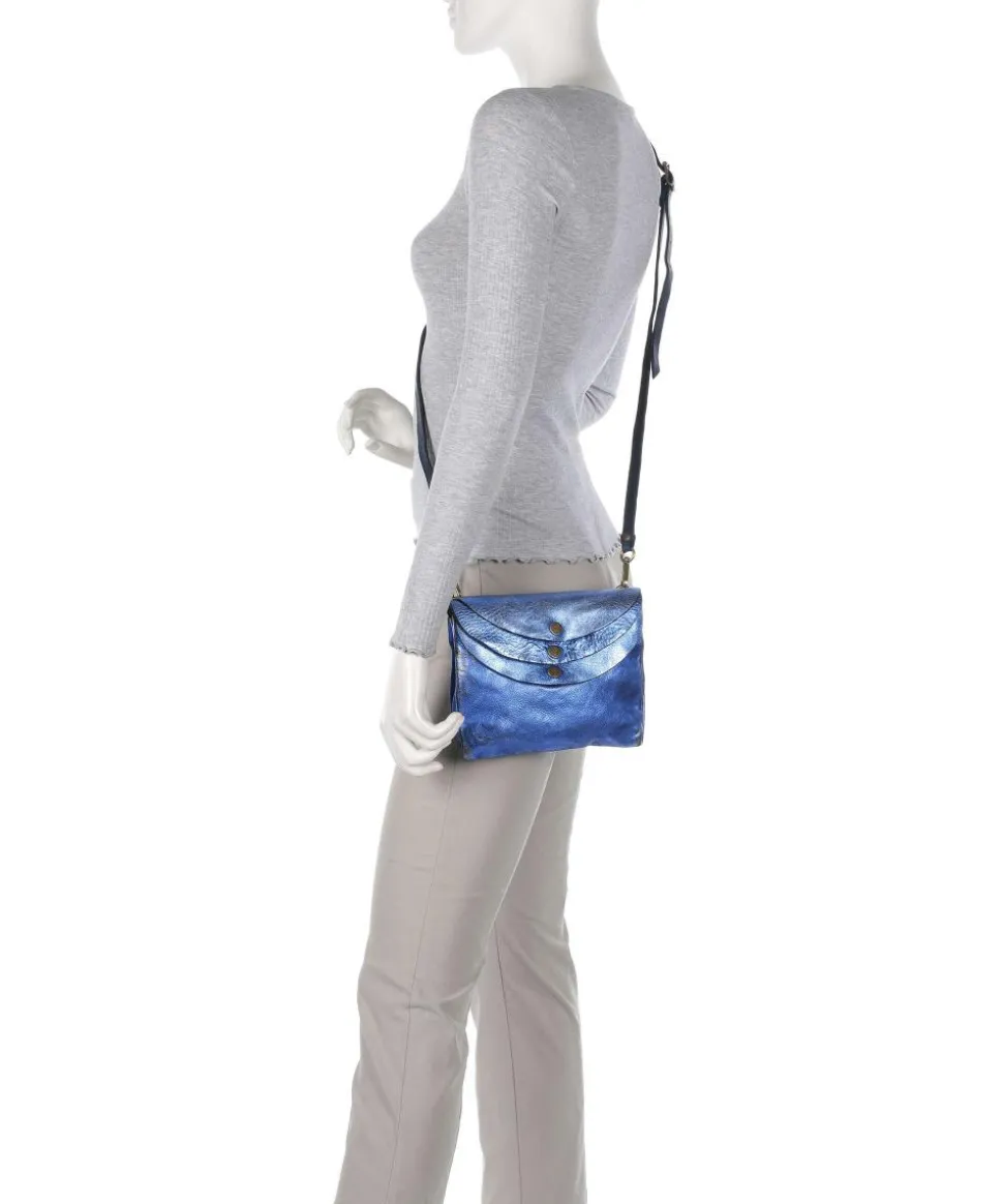 Umhängetasche Rindsleder blau