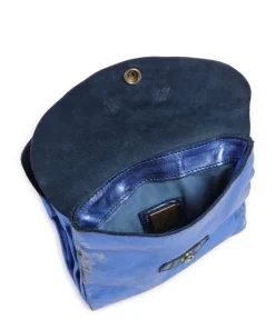 Umhängetasche Rindsleder blau