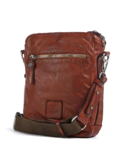 Umhängetasche Rindsleder cognac