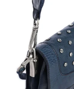 Umhängetasche Rindsleder dunkelblau