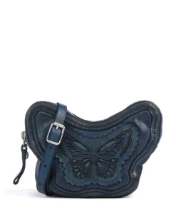 Umhängetasche Rindsleder dunkelblau