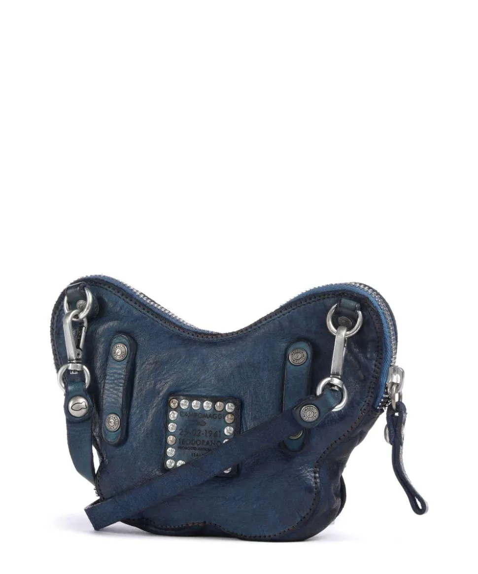 Umhängetasche Rindsleder dunkelblau