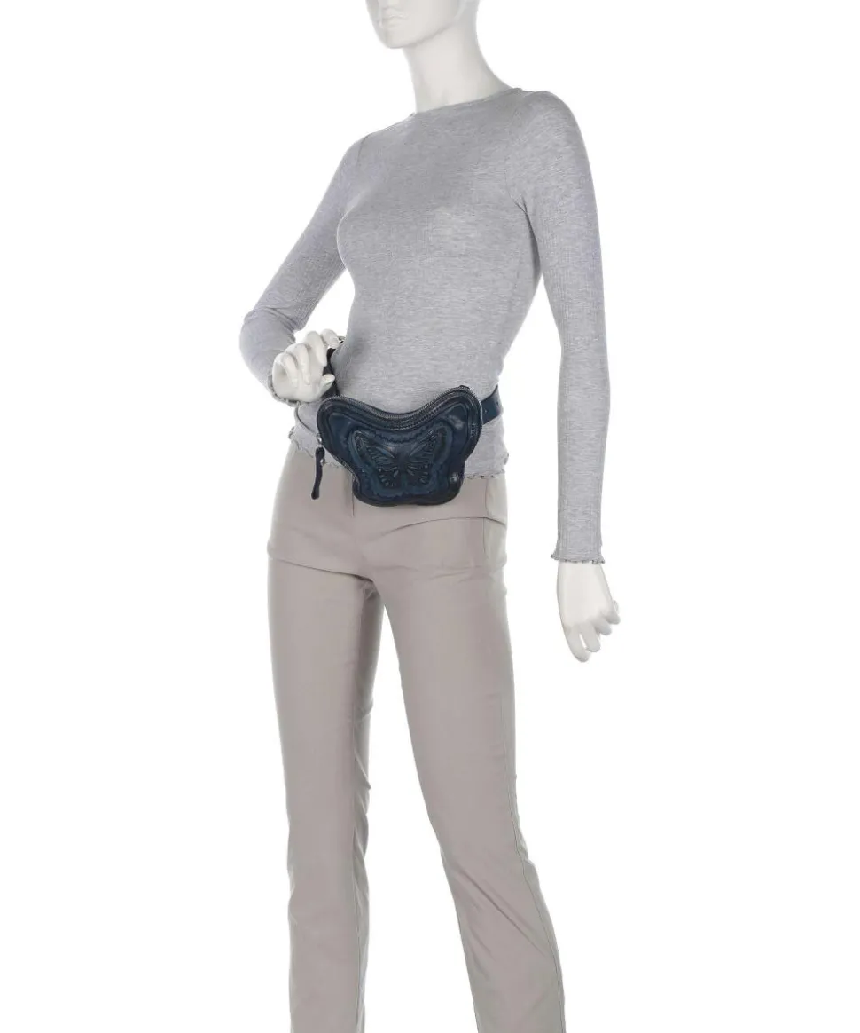 Umhängetasche Rindsleder dunkelblau