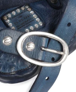 Umhängetasche Rindsleder dunkelblau