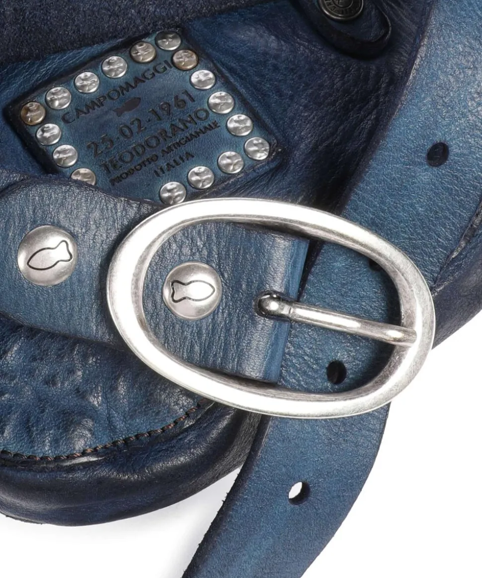 Umhängetasche Rindsleder dunkelblau