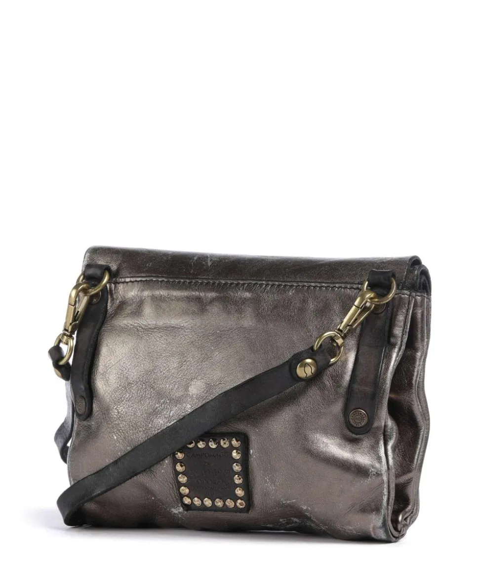 Umhängetasche Rindsleder grau