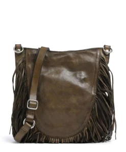 Umhängetasche Rindsleder khaki