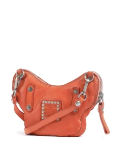 Umhängetasche Rindsleder orange