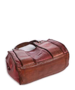 Umhängetasche Rindsleder rot