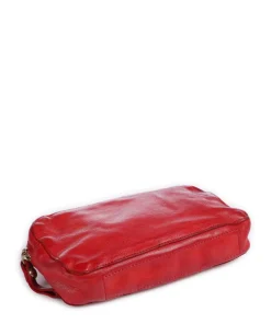 Umhängetasche Rindsleder rot