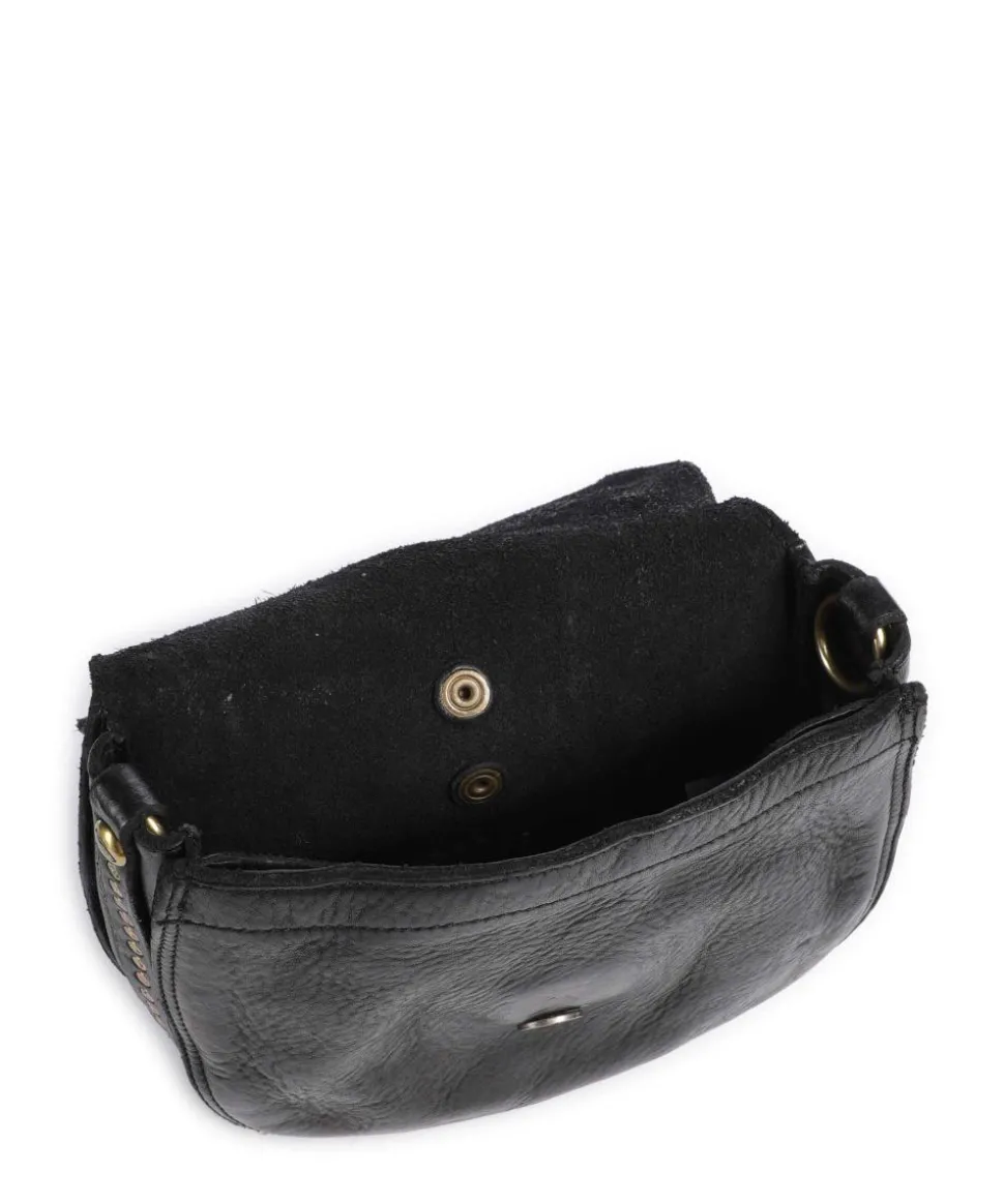 Umhängetasche Rindsleder schwarz