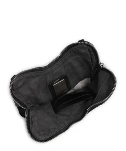 Umhängetasche Rindsleder schwarz