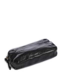 Umhängetasche Rindsleder schwarz