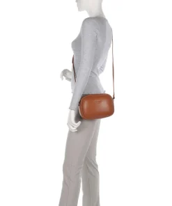 Umhängetasche Schafsleder braun