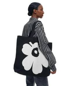 Unikko Kioski Torna Shopper Canvas schwarz